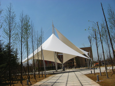 膜結構景觀棚HC04