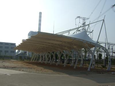 膜結構停車棚HC30