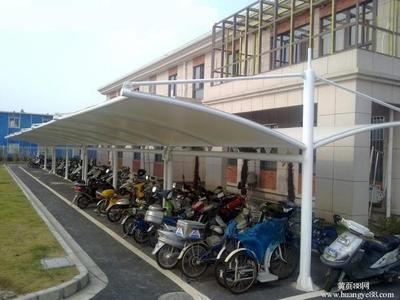 拉桿膜結(jié)構(gòu)自行車棚HC033