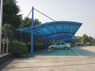 陽光板停車棚HC022